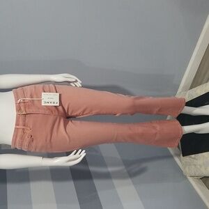 Frame le crop mini boot jeans, size 28